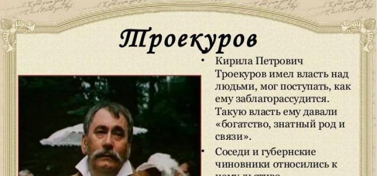 Характер андрея гавриловича дубровского. Троекуров Кирила Петрович характеристика. Троекуров Кирила Петрович описание. Кирила Петрович Троекуров характер. Характеристика Троекурова Кирила Петровича.